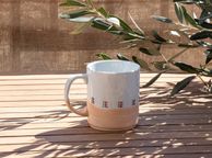 main image for ad Taszuri Creations Bossea Porcelain Mug - Argile Rose