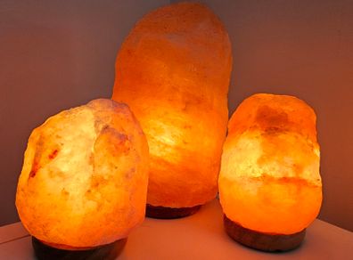 3 Salt Lamps