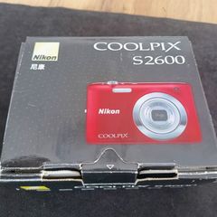 Nikon COOLPIX S2600 Digital Camera 14.0MP 5x Optical Zoom Red Noise Reduction