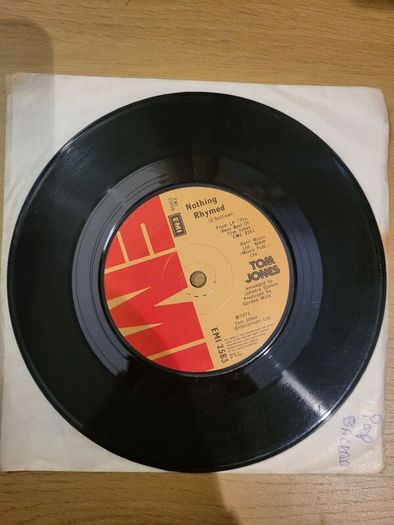Tom Jones Nothing Rhymed 7 inch Vinyl Single EMI 1971