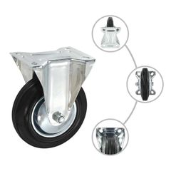 24 pcs Fixed Casters 160 mm
