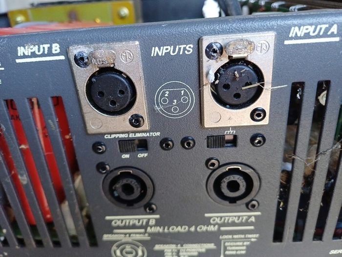 Falcon -12 professional power amp for repair or parts.