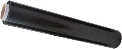 400mm Pallet Stretch Shrink Wrap - Black | Long Roll of Heavy Duty Packaging Cling Film | Shrink Plastic for Moving House