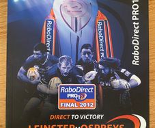 2012 Leinster v Ospreys - RaboDirect PRO12 Final Programme
