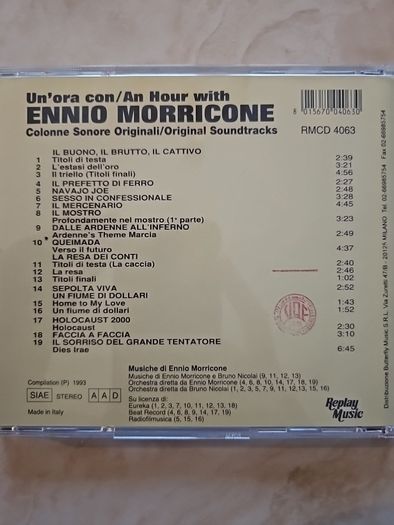 Ennio Morricone 4 CD Lot