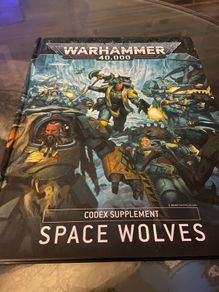 Warhammer 40k Space Wolves 9th edition codex supplement