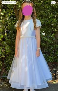 Koko communion dress, underskirt and headpiece