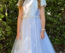 Koko communion dress, underskirt and headpiece