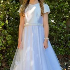 Koko communion dress, underskirt and headpiece