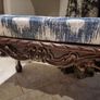 Stunning Carved Bench Image 2