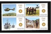 2013 Ireland The Irish Defence Forces (Rescue Team, Helicopter, Armoured Personnel Carrier &amp; Frigate) Commemorative Stamp Mint Never Hinged (MNH)
