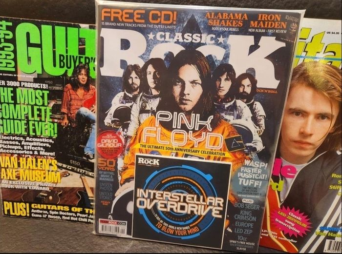 Ozzy Osbourne Etc. Vintage Collection of Rock Guitar Magazines (Incl. 1 Sealed) - Two Binders Full