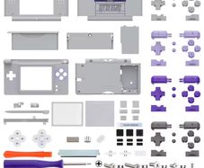 eXtremeRate SNES Style Replacement Shell Kit for Nintendo DS Lite | Complete Set | New