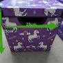 2 kids unicorn  storage boxes Image 3