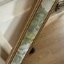 Vintage Octagonal Wall Mirror - Gilt Frame with Floral Inlay (58cm x 83cm) Image 2