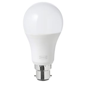 TRADFRI LED bulb B22 1055 lumen, smart wireless dimmable/white spectrum globe