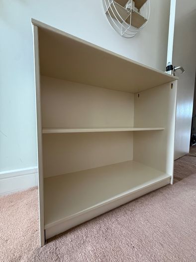 White shelf