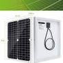20W 12V Solar Panel kit Battery Charger Maintainer + 10A PWM Solar Charge Controller +Solar Cable for Car RV Marine Boat 12 Volt Battery Off Grid (FREE POSTAGE) Image 2
