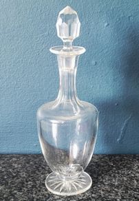Victorian cut glass miniature decanter