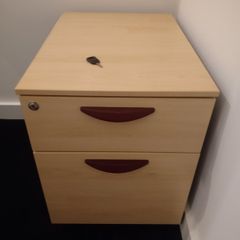 office drawer on wheels with lock