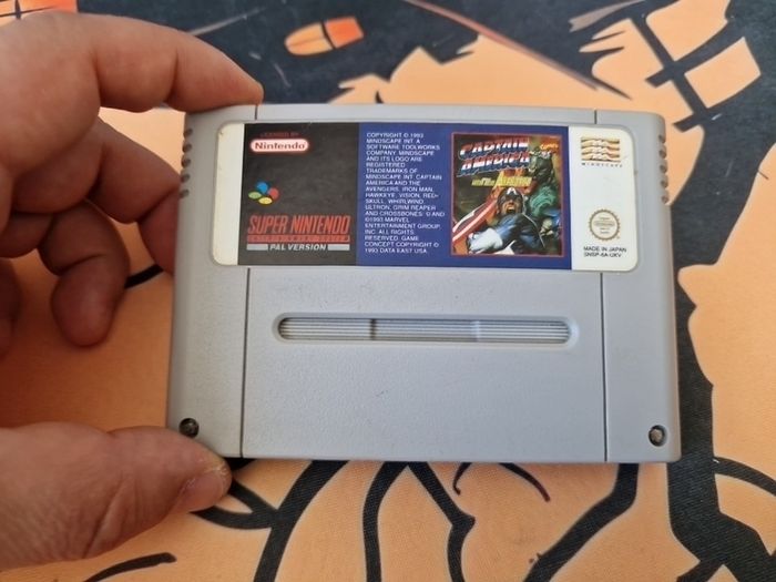 Captain America and the Avengers Snes Super Nintendo  Arcade Retro Games Original