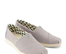 Grey Toms Shoes Size 6