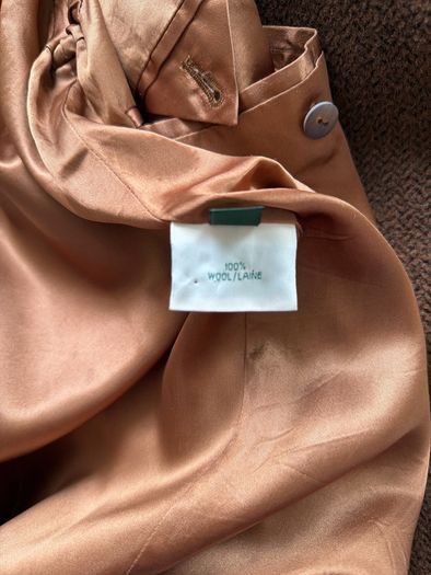 Vintage Irish designer Henry White ladies Size 14 Pure Wool  coat