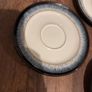 Denby blue saucers 4 in total Image 5
