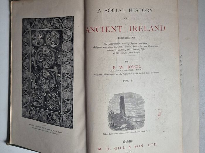 P.W. Joyce's A Social History of Ancient Ireland, 1920