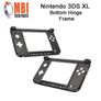Nintendo 3DS XL Replacement Bottom Middle Housing Shell Hinge Case Frame Black Image 4