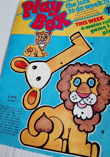 vintage comic Play box 1982