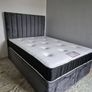 Cream Double beds and mattress Image 4