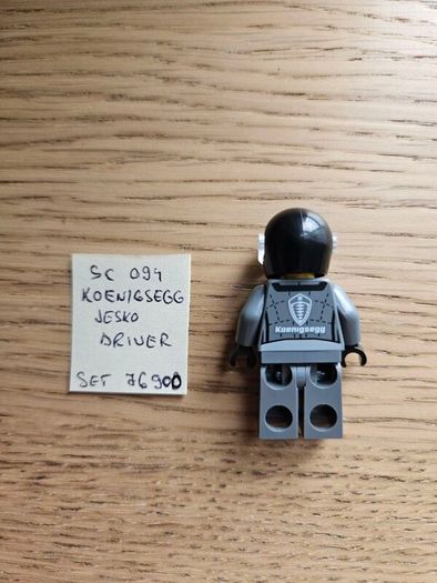 lego sw094 koenigsegg jesko driver, set 76900