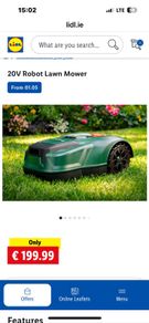 robot lawnmower and shelter