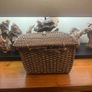 Vintage Fishing Wicker Trout Creel Image 4