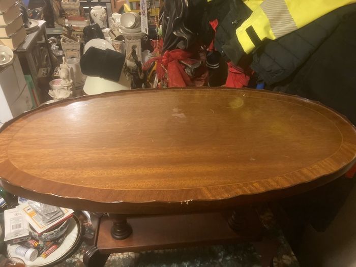 Vintage yew table