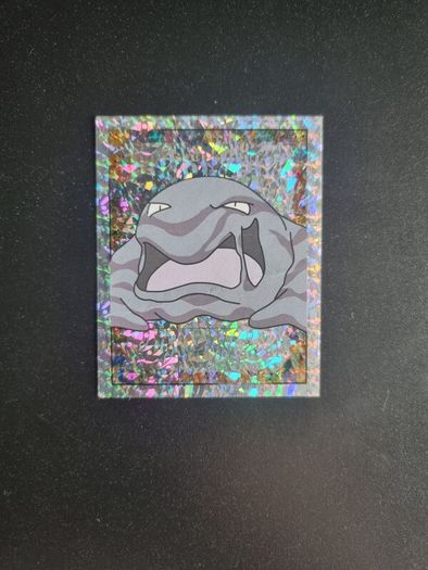 Muk 1999 Merlin Pokemon Sticker Holographic Prism