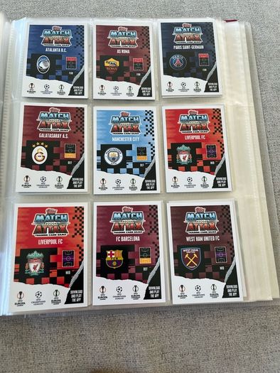 Match Attax football cards > 120