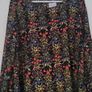 Compania Fantastica black floral blouse Sz XL ( Fit 12-14 UK) - Rrp 70 ( New) Image 3