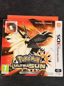 Pokemon Ultra Sun (CIB Fan Edition) - UK Version - Nintendo 3DS 2017