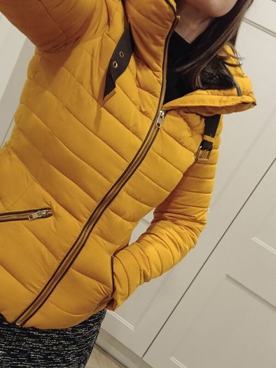 Zara Mustard Jacket/Coat 8-10