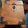 Wood Effect Ceramic Ornament and Wooden Box Image 4