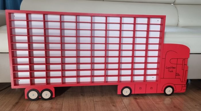 Cabinet Display Shelf Truck Kids Storage Collectibles