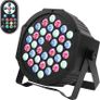 36 RGB LED Sound Activated Disco Lights, 72W Par Light Strobe Lights with Remote Control 7 Modes Disco Light DJ Light for Indoor Outdoor Party Wedding Club Bars Show Halloween Light (FREE SHIPPING) Image 2