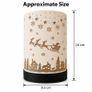 Santa's Flight Christmas Tea Light Lantern 3D Image 4