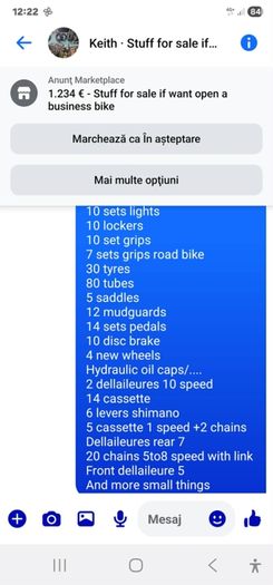 New parts for sale