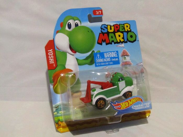 Hot Wheels Super Mario Bros Character Cars Complete Set Of 7 Diecast Cars Brand New Sealed
