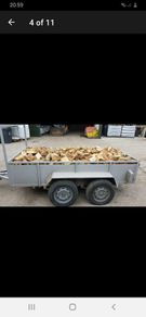 Trailer loads of hardwood