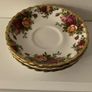 Royal Albert Saucers Old County Roses Image 3