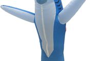 Inflatable Costume Adult Shark Costume-Inflatable Shark Costume Funny Dress Party Costume for Adult Halloween Inflatable Costume Blue (FREE SHIPPING)